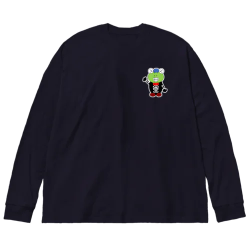 ハロウィン　ガイコツ息子 Big Long Sleeve T-Shirt