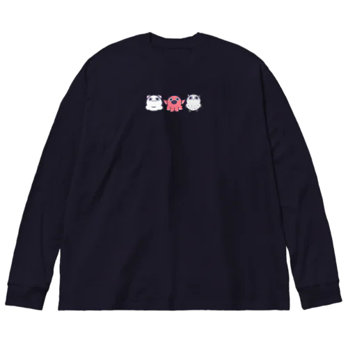 もっちり３トリオ ビッグシルエットロングスリーブTシャツ