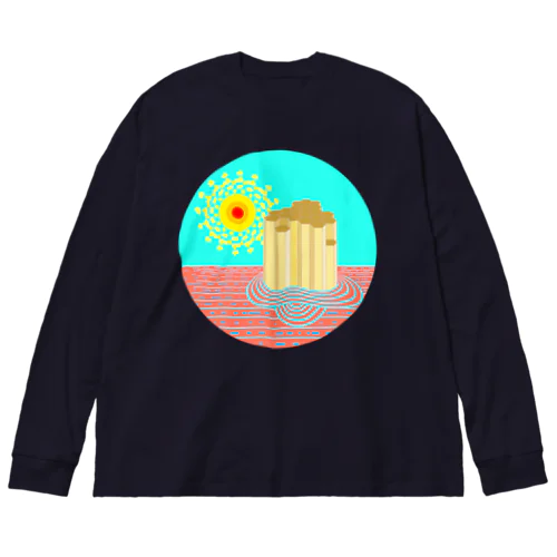 柱状節理 Big Long Sleeve T-Shirt