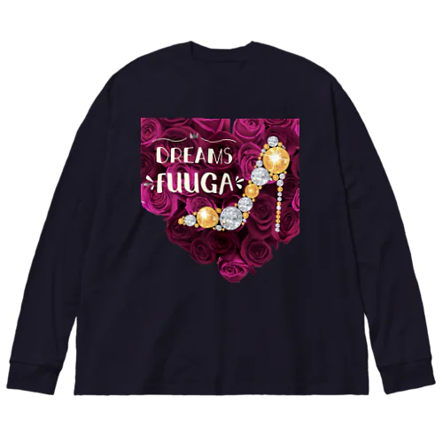 Dreams Fuuga 薔薇とピンヒール Big Long Sleeve T-Shirt