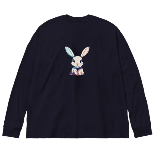 アニメーションうさぎ Big Long Sleeve T-Shirt