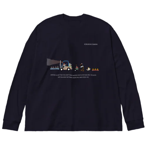 NRG.ローズメイク(WH) Big Long Sleeve T-Shirt