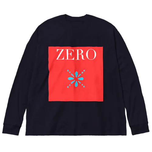 古着風　ZERO ビッグシルエットロングスリーブTシャツ