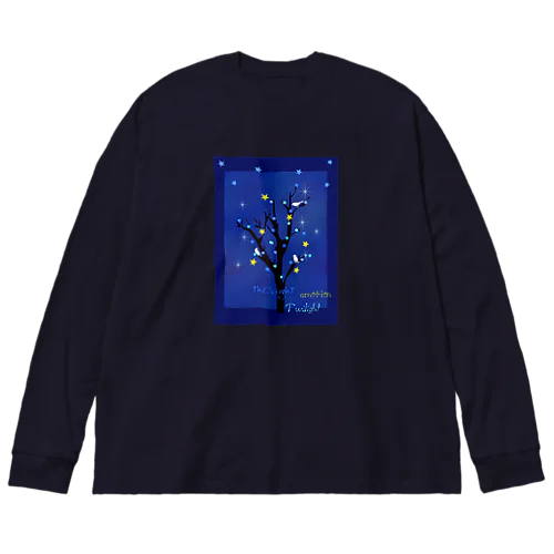 クリスマスツリー1 ビッグシルエットロングスリーブTシャツ