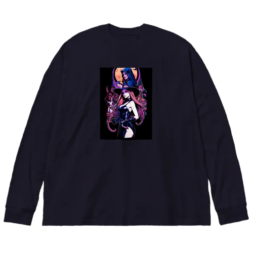 ダークメルヘン-魔女の世界01 ビッグシルエットロングスリーブTシャツ