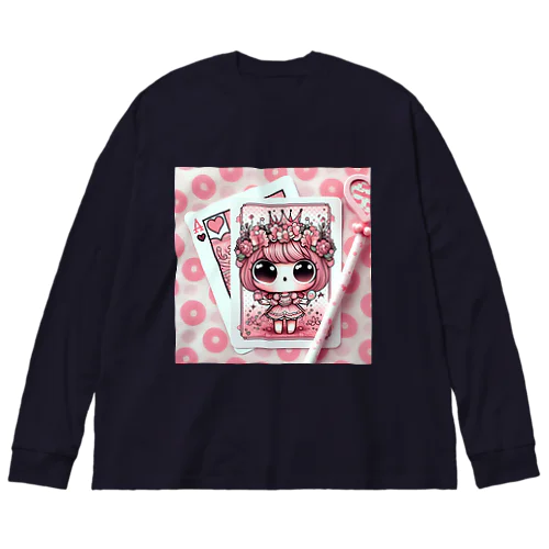 可愛いハートAちゃん Big Long Sleeve T-Shirt