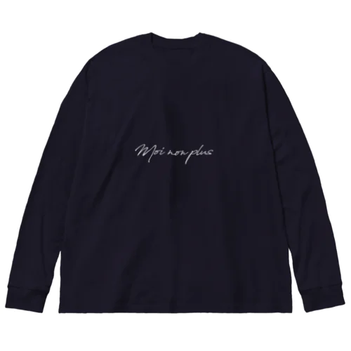 Moi non plus6 ビッグシルエットロングスリーブTシャツ