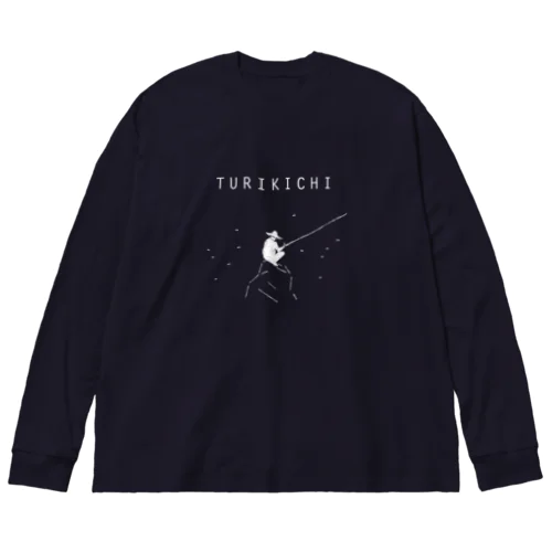 釣り人専用デザイン「ツリキチ」 Big Long Sleeve T-Shirt