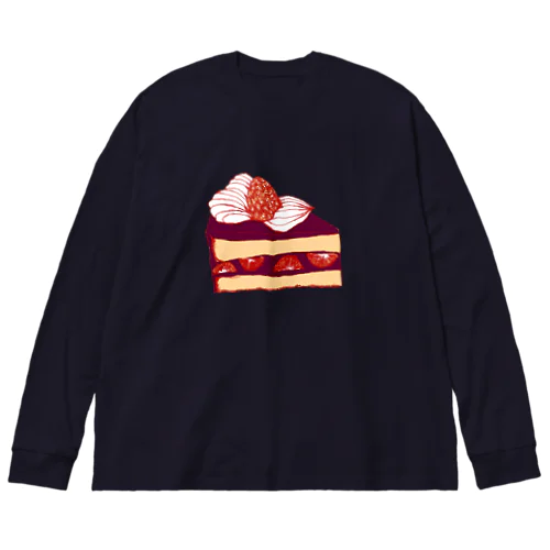 ショートケーキ ビッグシルエットロングスリーブTシャツ