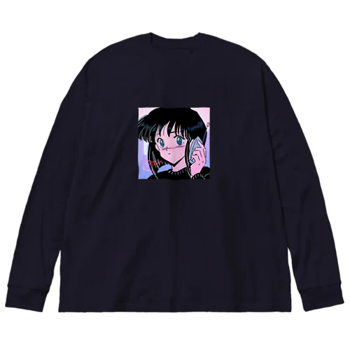 もしもし Big Long Sleeve T-Shirt