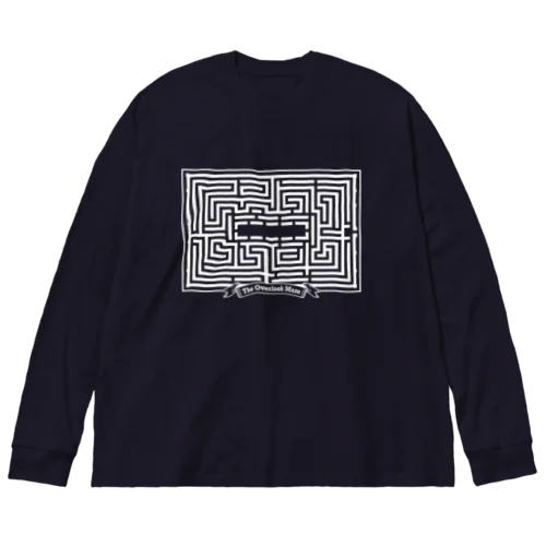 Hotel Maze Map  ビッグシルエットロングスリーブTシャツ