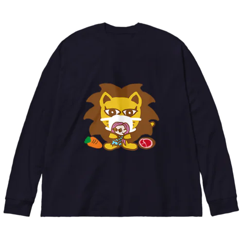 アマビエ 「ライオンのガブリエル」 Big Long Sleeve T-Shirt