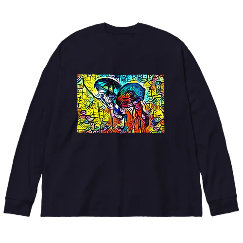 何色の未来？ Big Long Sleeve T-Shirt