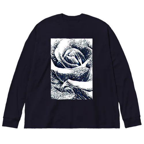 浮世の薔薇 ビッグシルエットロングスリーブTシャツ