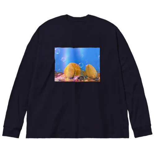 おしり岩 Big Long Sleeve T-Shirt