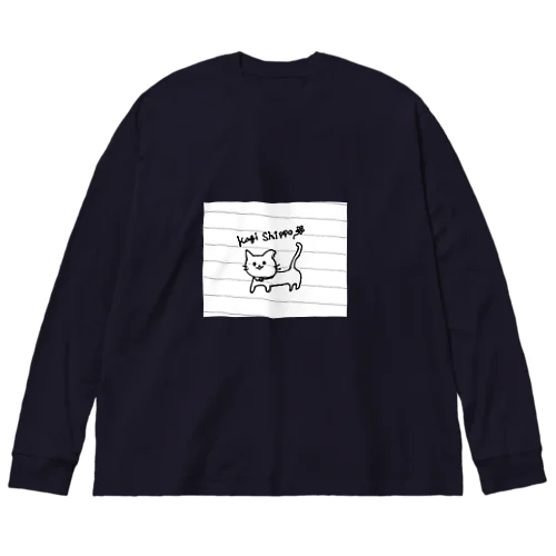 幸運の鍵しっぽちゃん(rakugaki) ビッグシルエットロングスリーブTシャツ