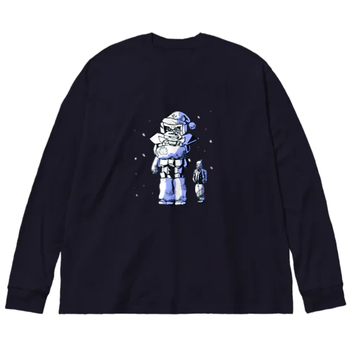 少年とロボ（寒い） Big Long Sleeve T-Shirt