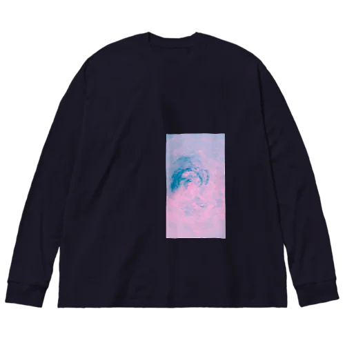 ピンク色の空 Big Long Sleeve T-Shirt