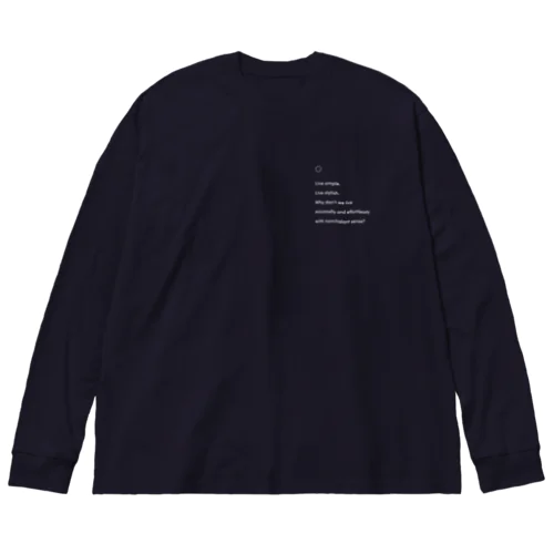 long sleeve t-shirt Big Long Sleeve T-Shirt