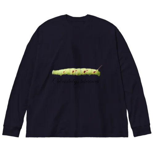 ウンモンスズメ幼虫と成虫 Big Long Sleeve T-Shirt