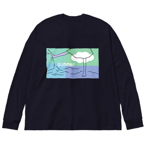 summer Big Long Sleeve T-Shirt