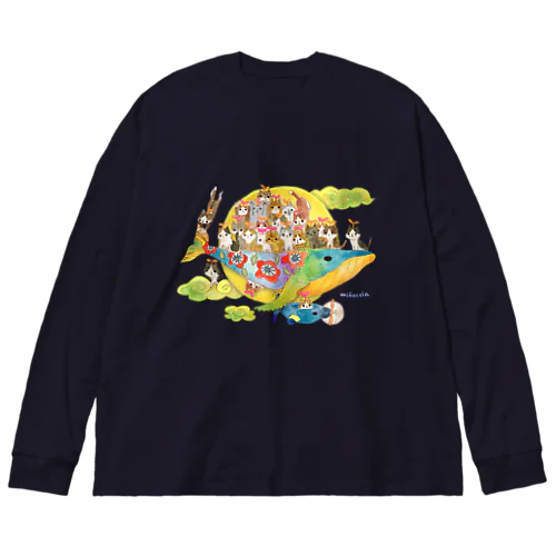 百猫夜行 Big Long Sleeve T-Shirt