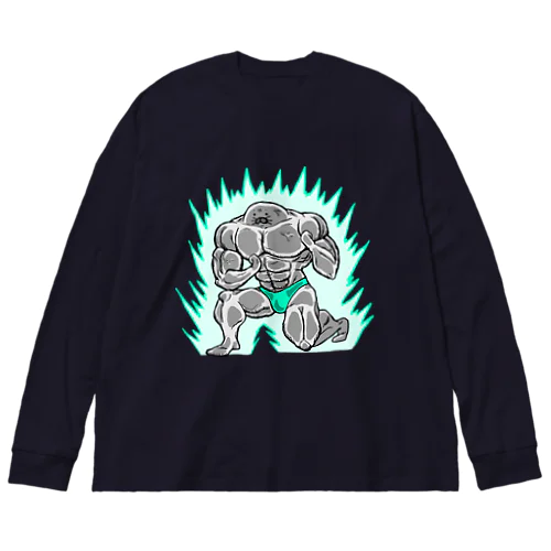 足ザラシ"マッチョ" Big Long Sleeve T-Shirt