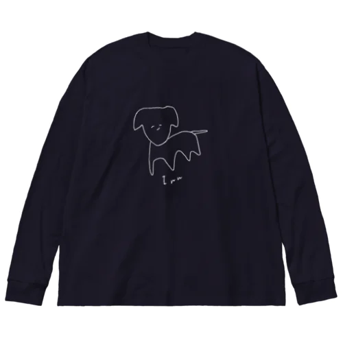 笑顔がデフォルトのInu-白大- Big Long Sleeve T-Shirt