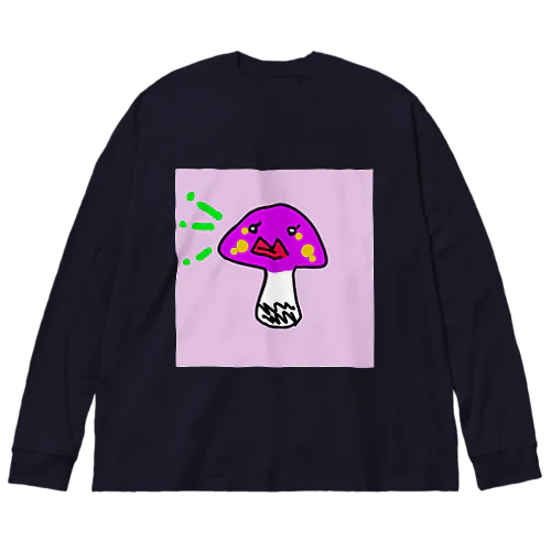 毒キノコ婦人 Big Long Sleeve T-Shirt