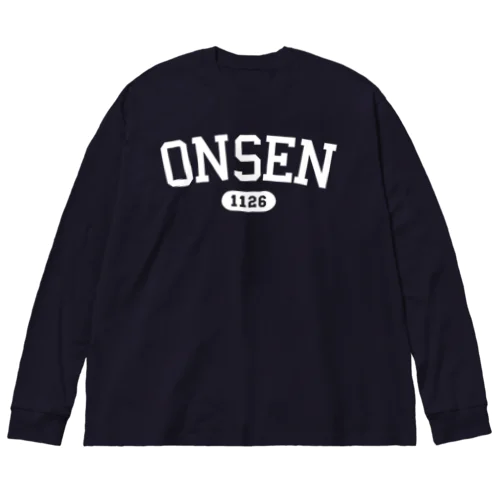 ONSEN 1126（ホワイト） Big Long Sleeve T-Shirt