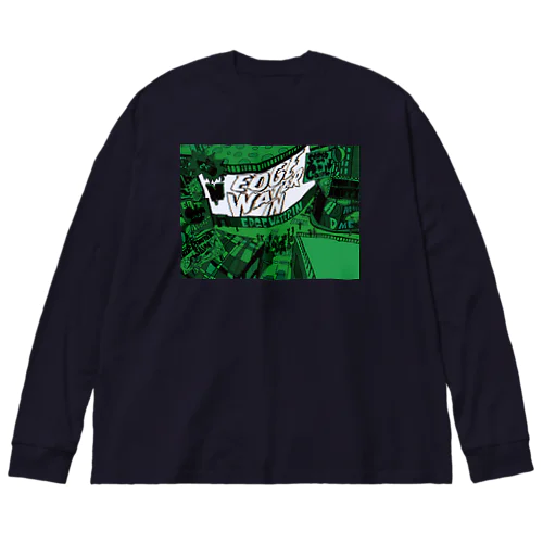 E.W.I Big-L/S-T➁ 「Television」#2 Big Long Sleeve T-Shirt