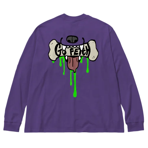 よだれびちゃロンT-G Big Long Sleeve T-Shirt