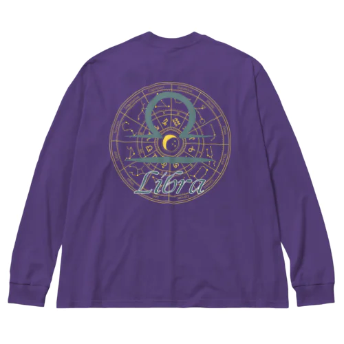 星めぐり《Libra・天秤座》 Big Long Sleeve T-Shirt