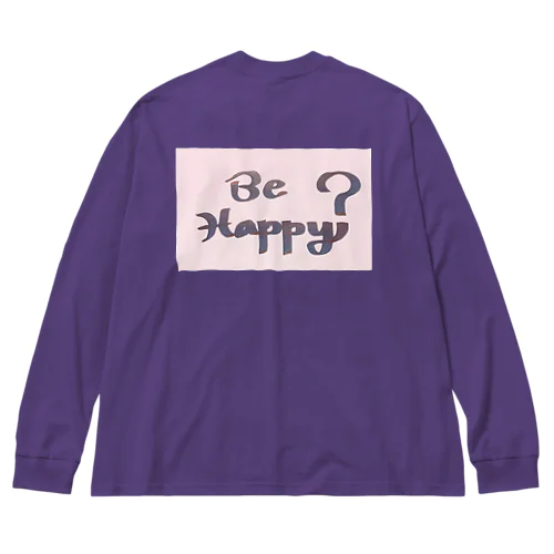 Be Happy?〈sweet〉 ビッグシルエットロングスリーブTシャツ