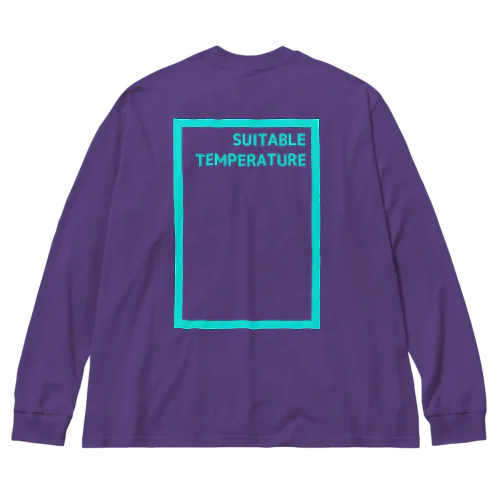 SUITABLE TEMPERATURE 適温 ビッグシルエットロングスリーブTシャツ