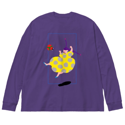 水玉の女02 Big Long Sleeve T-Shirt