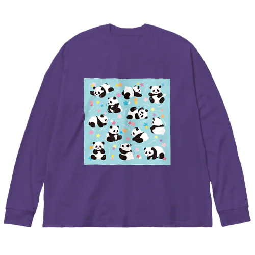 いろいろパンダくん Big Long Sleeve T-Shirt