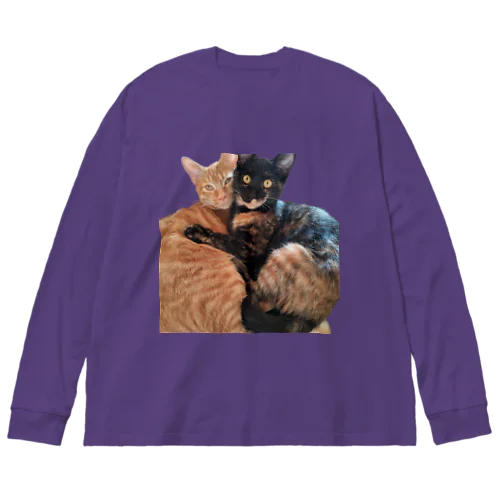 猫LOVE ビッグシルエットロングスリーブTシャツ