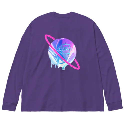 Melty Saturn Big Long Sleeve T-Shirt