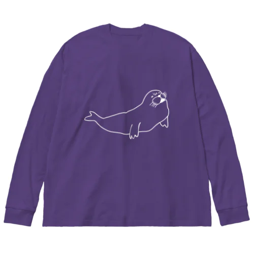 あざらしのひと（白） Big Long Sleeve T-Shirt