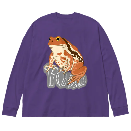 TOAD (ヒキガエル) 英字バージョン Big Long Sleeve T-Shirt