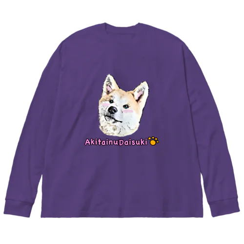 ◇AkitainuDaisuki◇ Big Long Sleeve T-Shirt
