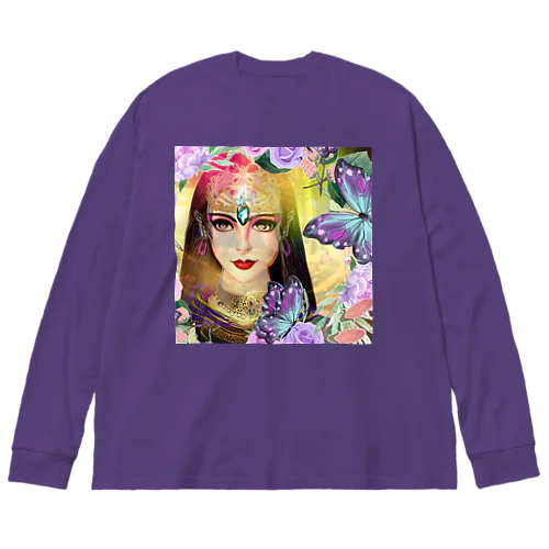 universalPrincess in the Flower of garden Big Long Sleeve T-Shirt