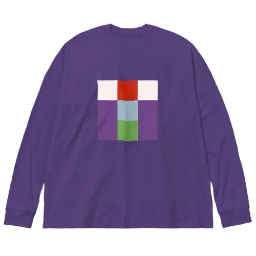 ヒースレジャー - 3×3 のドット絵 Big Long Sleeve T-Shirt