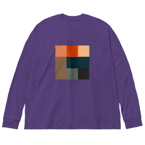 ムンクの叫び - 3×3 のドット絵 Big Long Sleeve T-Shirt