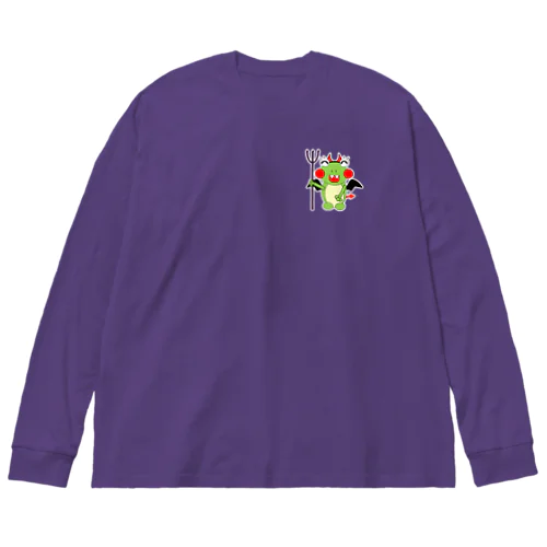 ハロウィン　コウモリママ  Big Long Sleeve T-Shirt