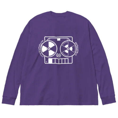 オープンリールテープレコーダー（白） Big Long Sleeve T-Shirt