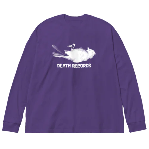 DEATH RECORDS ビッグシルエットロングスリーブTシャツ