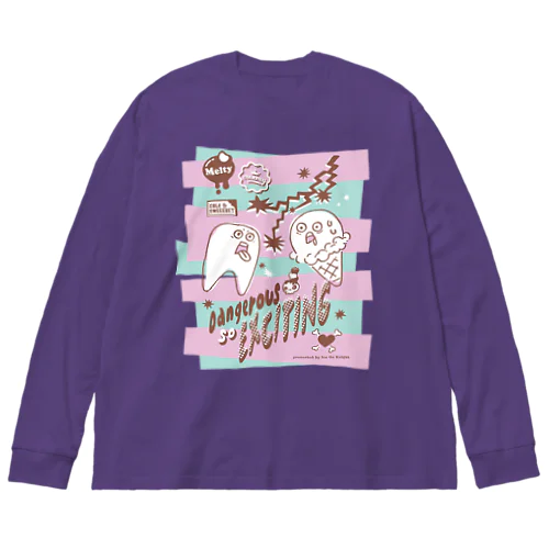 あいすだいすき!(シャーベット) Big Long Sleeve T-Shirt