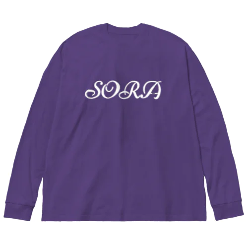 宇宙(sora)シンプルTシャツ/パーカー ビッグシルエットロングスリーブTシャツ